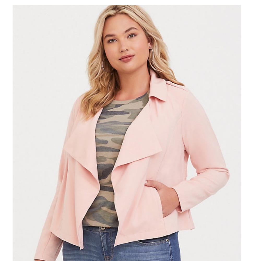 Torrid Twill Drape Jacket